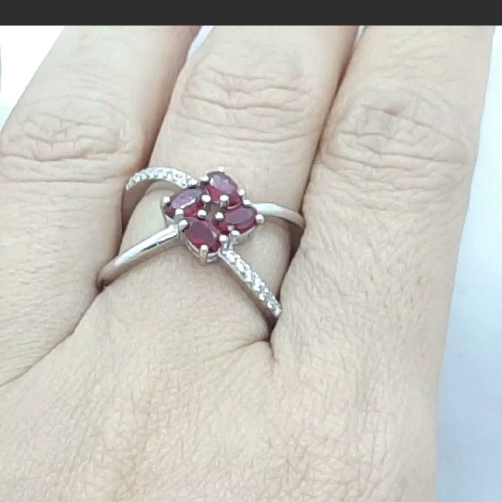Ruby 925 ring - Picture 2 of 2